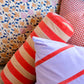 Christina Lundsteen · Aya Cushion in Lavender - Tomato | socius design in Rochester, MN