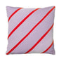 Christina Lundsteen · Aya Cushion in Lavender - Tomato | socius design in Rochester, MN