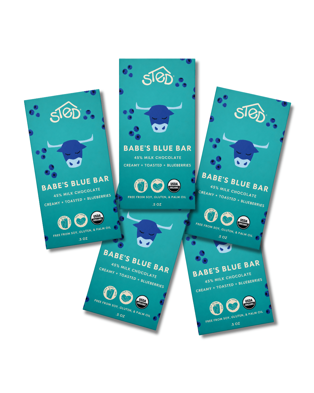 Sted Chocolate · Babe's Blue Mini Bar | socius design in Rochester, MN