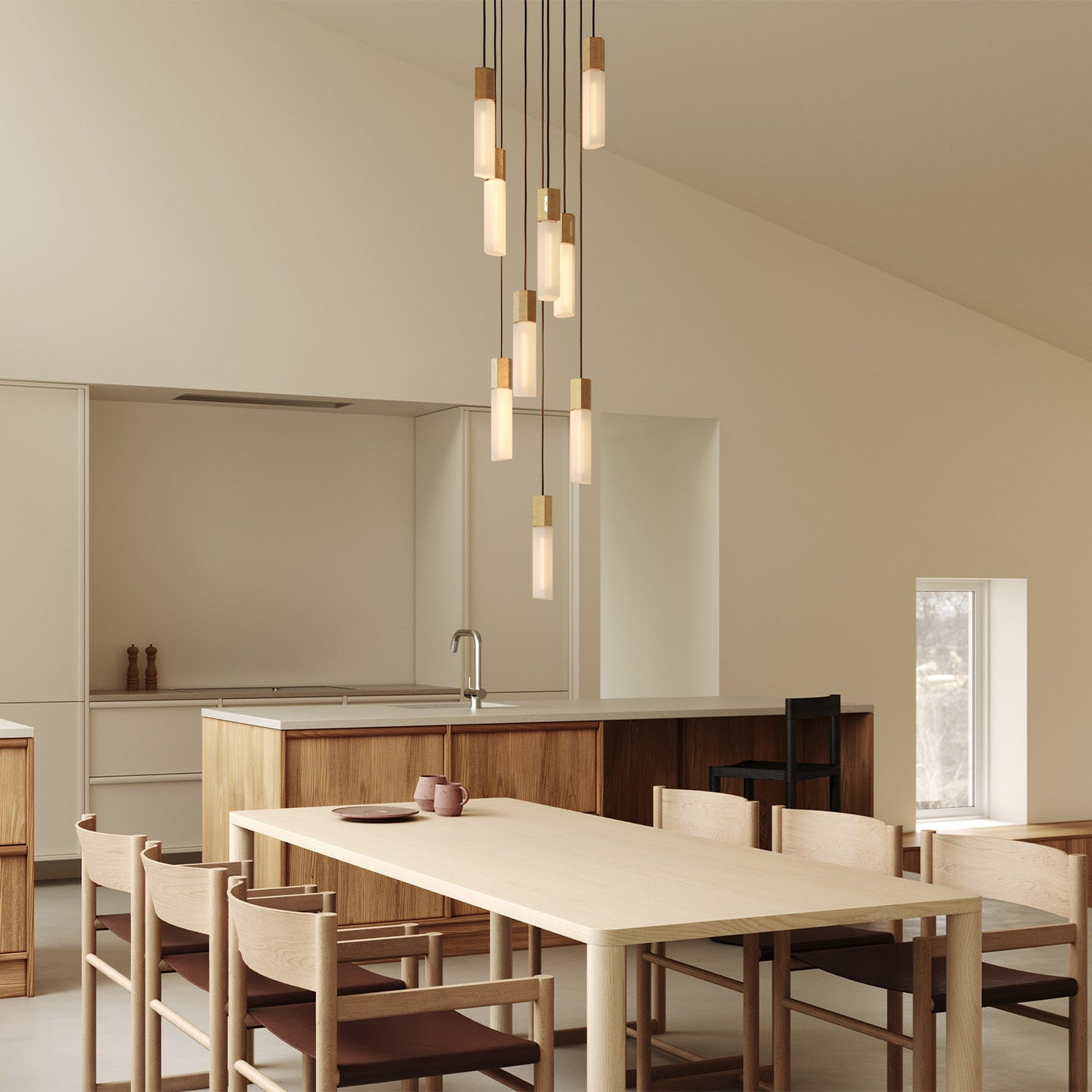 Tala US · Basalt Nine Pendant in Brass | socius design in Rochester, MN