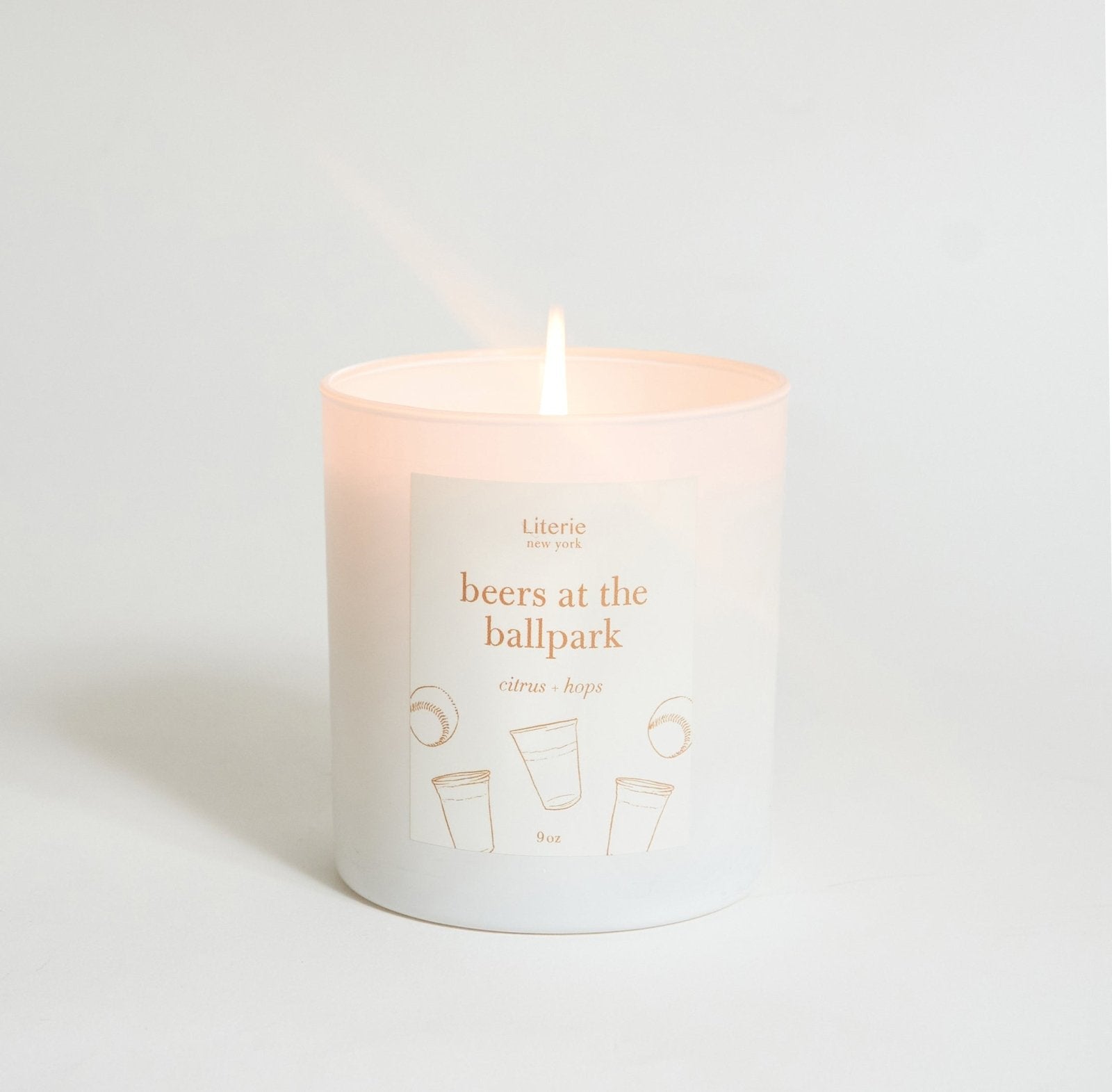 Literie Candles · Beers at the Ballpark Scented Candle | socius design in Rochester, MN