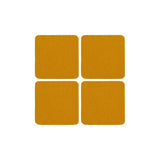 Graf Lantz · Bierfilzl Merino Wool Felt Square Coaster 4 - Pack · Turmeric | socius design in Rochester, MN