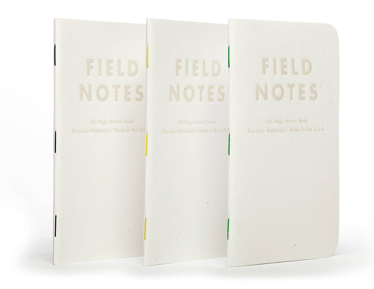 Field Notes Birch Bark debossed cover detail