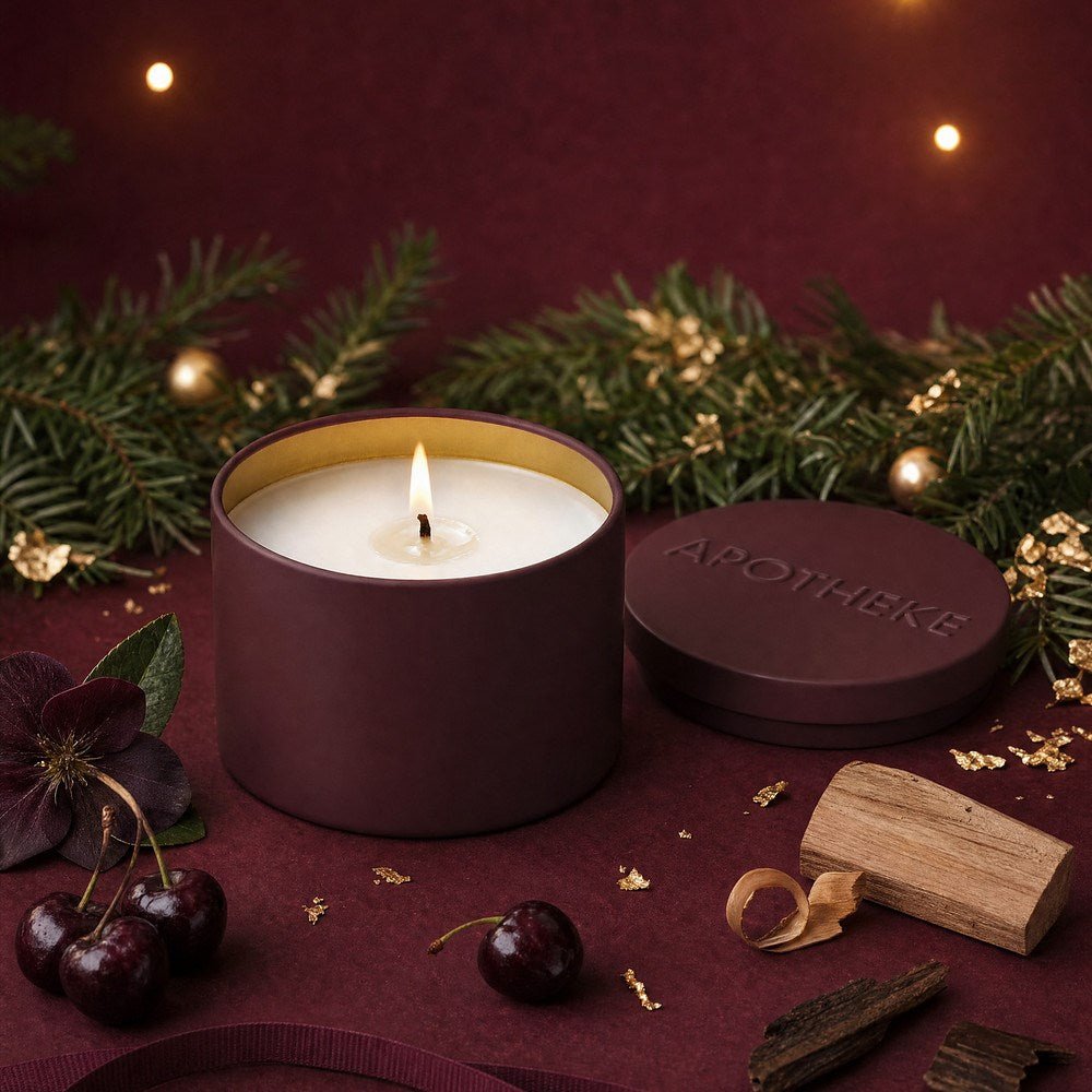 APOTHEKE · Bitter Cherry Mini Tin Candle | socius design in Rochester, MN