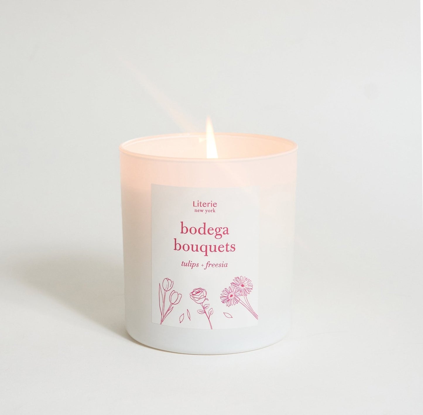 Literie Candles · Bodega Bouquets | tulips & freesia scented candle | socius design in Rochester, MN