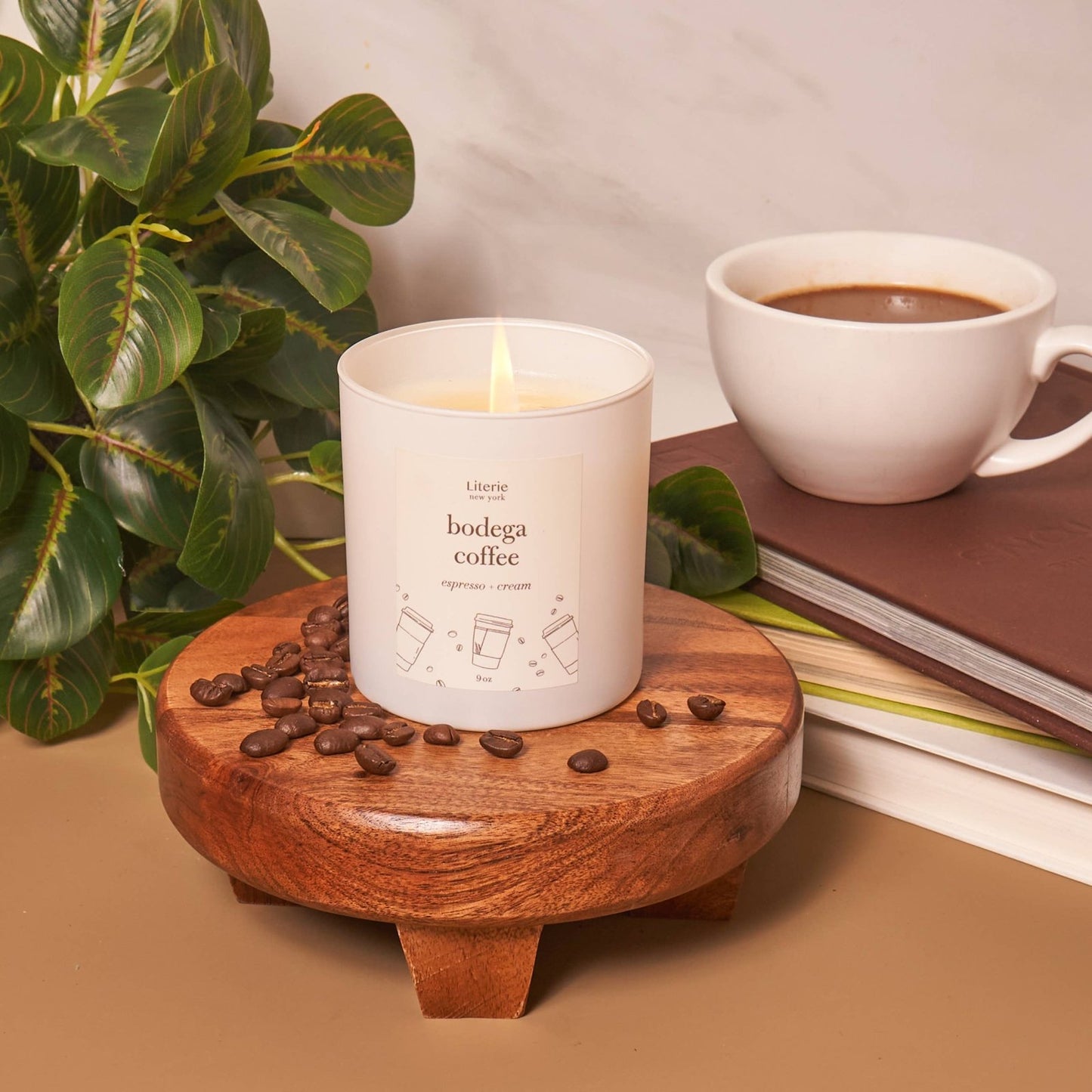 Literie · Bodega Coffee | Espresso + Cream Fragrant Candle | socius design in Rochester, MN