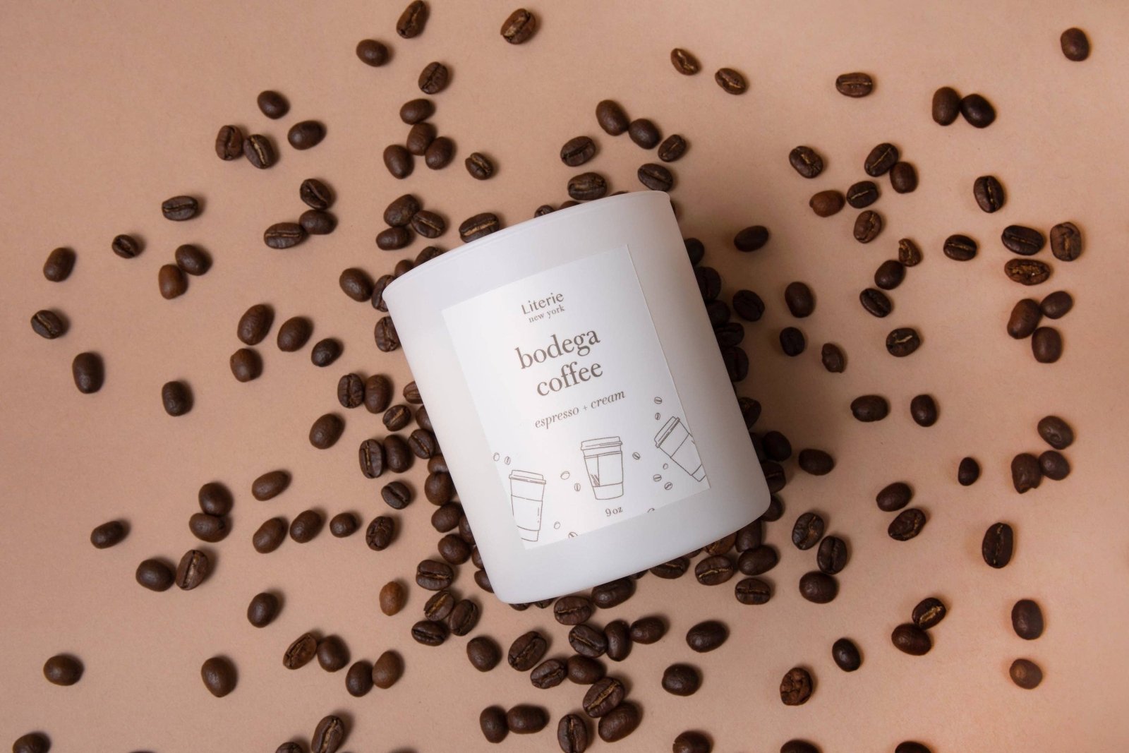 Literie · Bodega Coffee | Espresso + Cream Fragrant Candle | socius design in Rochester, MN