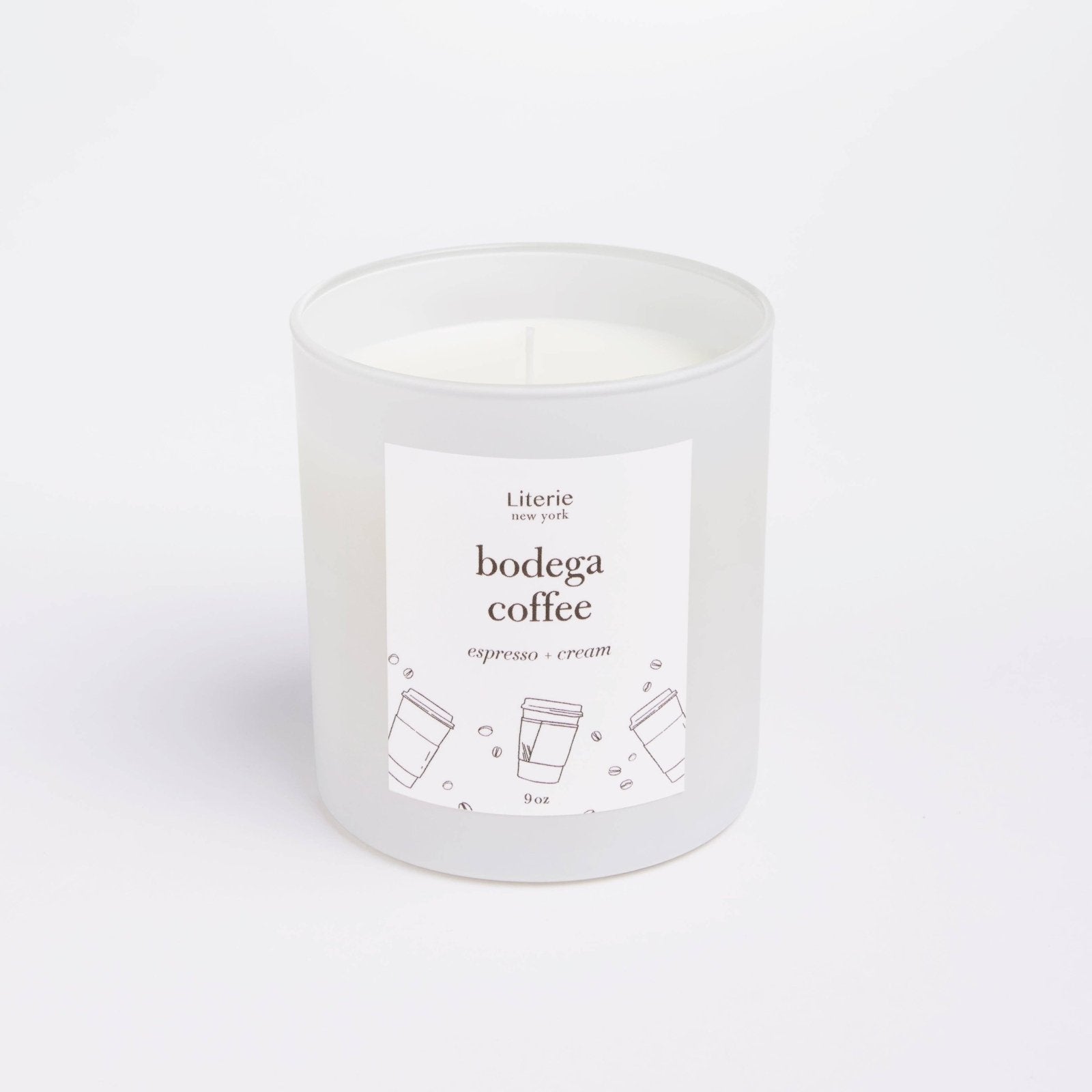 Literie · Bodega Coffee | Espresso + Cream Fragrant Candle | socius design in Rochester, MN