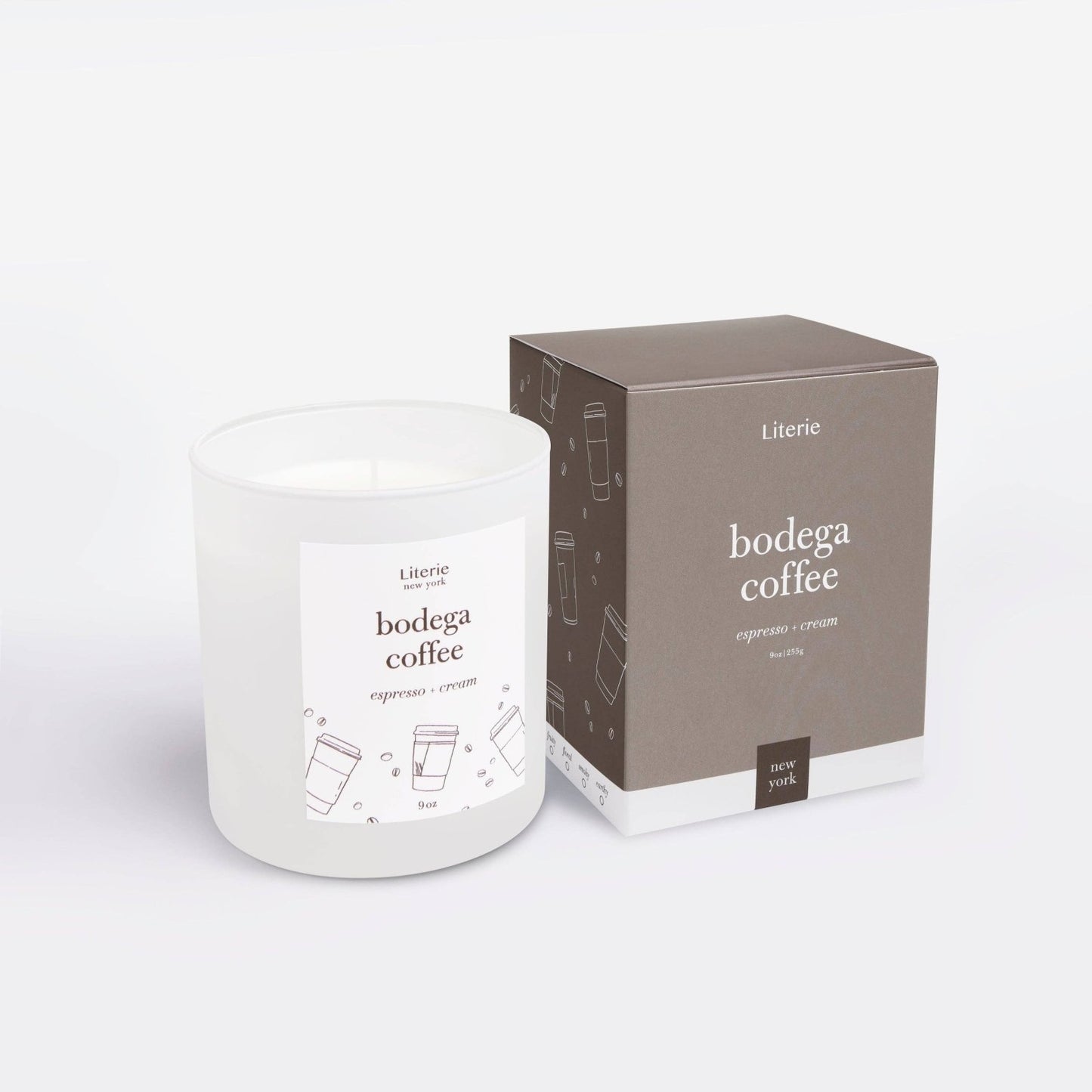 Literie · Bodega Coffee | Espresso + Cream Fragrant Candle | socius design in Rochester, MN