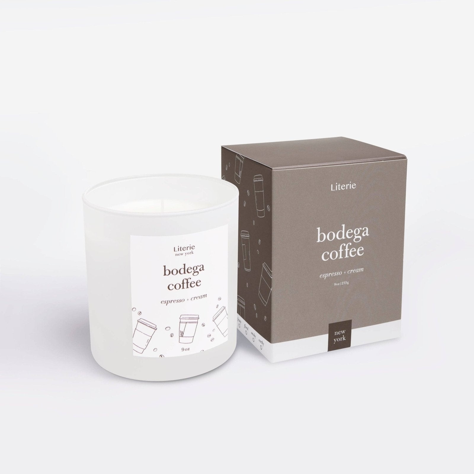 Literie · Bodega Coffee | Espresso + Cream Fragrant Candle | socius design in Rochester, MN