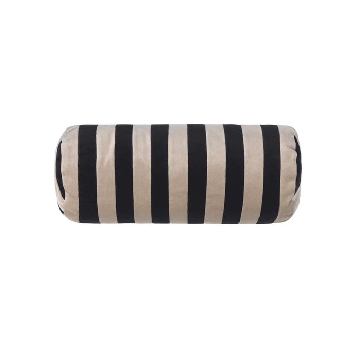 Christina Lundsteen · Bolster Stripe Cushion in Light Kit - Black | socius design in Rochester, MN