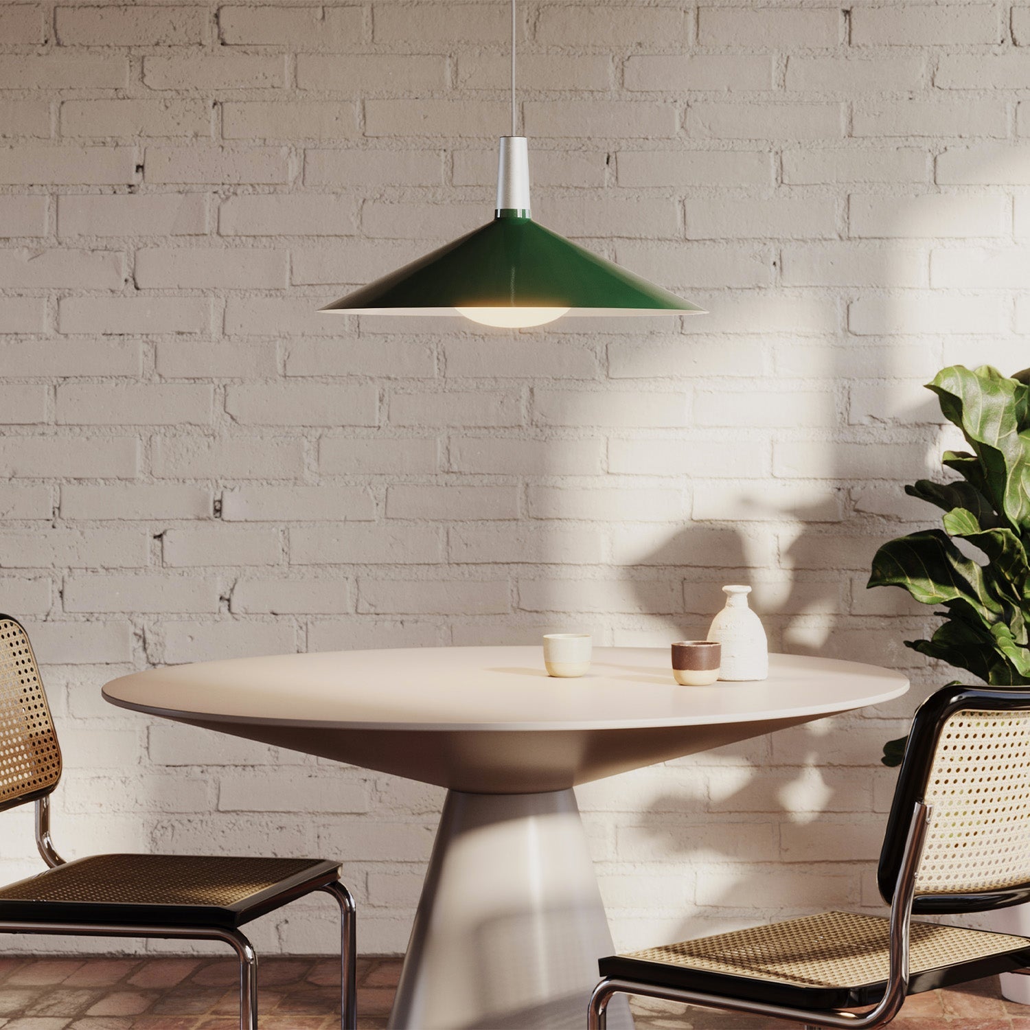 Tala US · Bower Pendant Light Large in Dark Green + Oval II | socius design in Rochester, MN