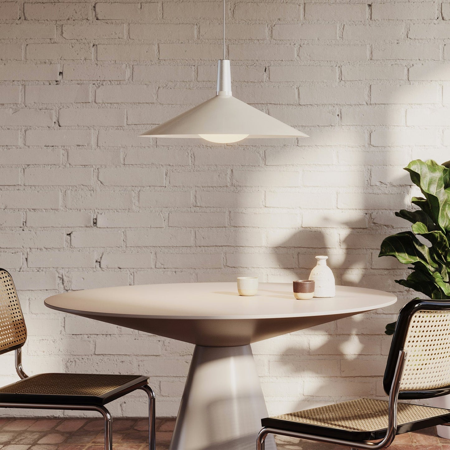 Tala US · Bower Pendant Light Large in Oyster White + Oval II | socius design in Rochester, MN