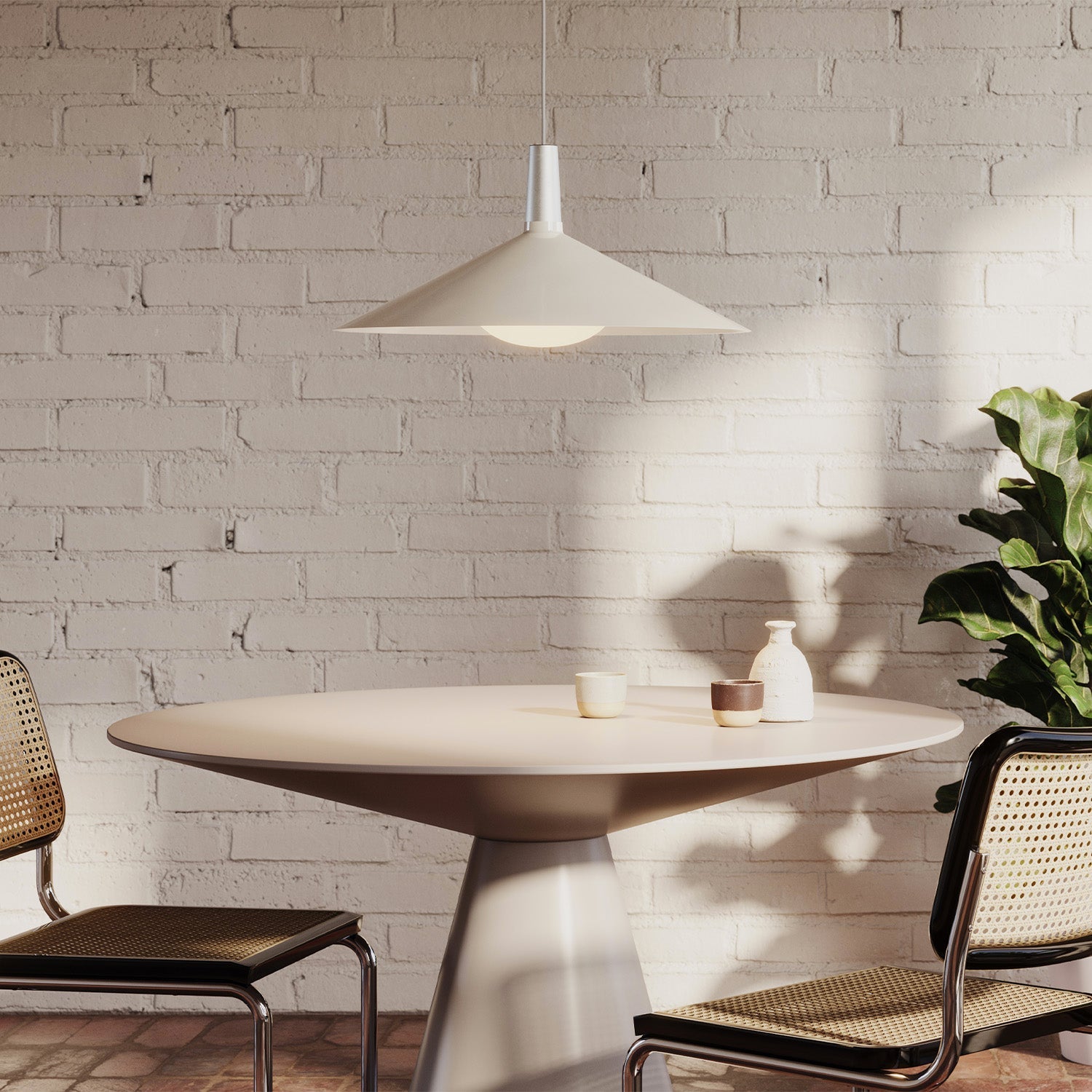 Tala US · Bower Pendant Light Large in Oyster White + Oval II | socius design in Rochester, MN