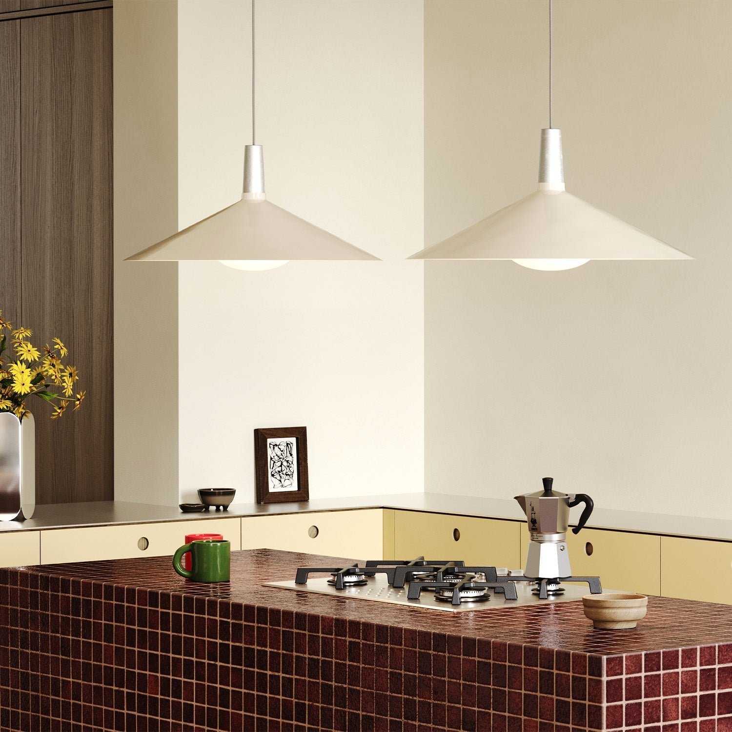 Tala US · Bower Pendant Light Large in Oyster White + Oval II | socius design in Rochester, MN