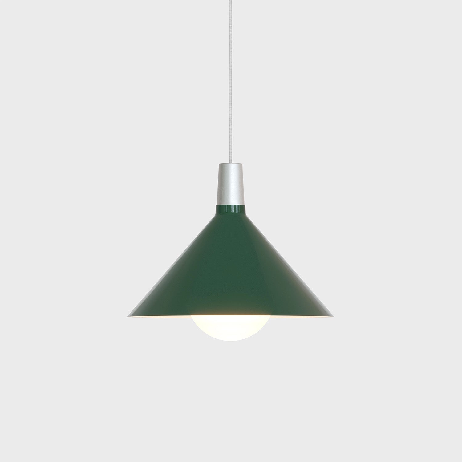 Tala US · Bower Pendant Light Medium in Dark Green + Sphere IV | socius design in Rochester, MN