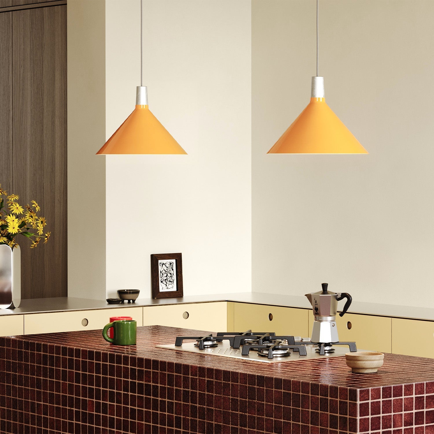 Tala US · Bower Pendant Light Medium in Yellow + Sphere IV | socius design in Rochester, MN