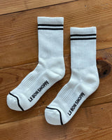 Le Bon Shoppe · Boyfriend Socks | Classic White | socius design in Rochester, MN