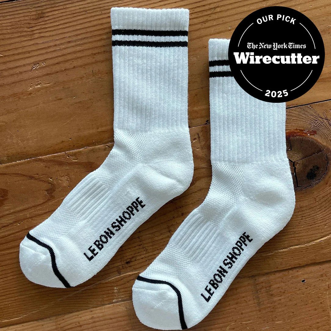 Le Bon Shoppe · Boyfriend Socks | Classic White | socius design in Rochester, MN