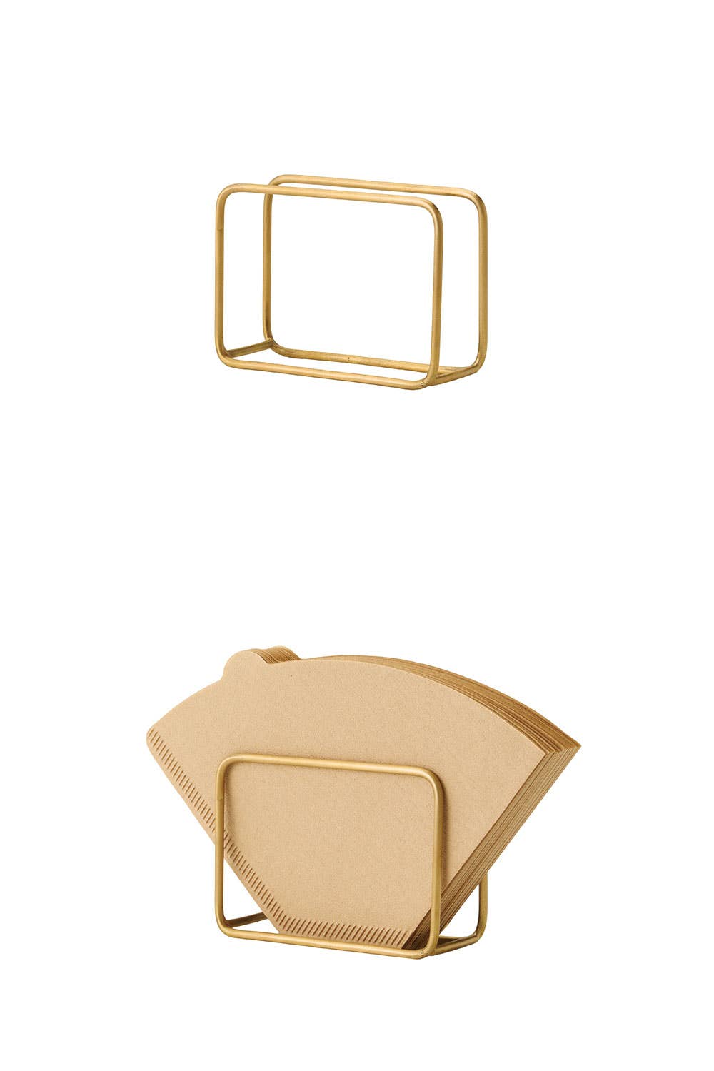 Fog Linen Work · Brass Napkin Stand | socius design in Rochester, MN