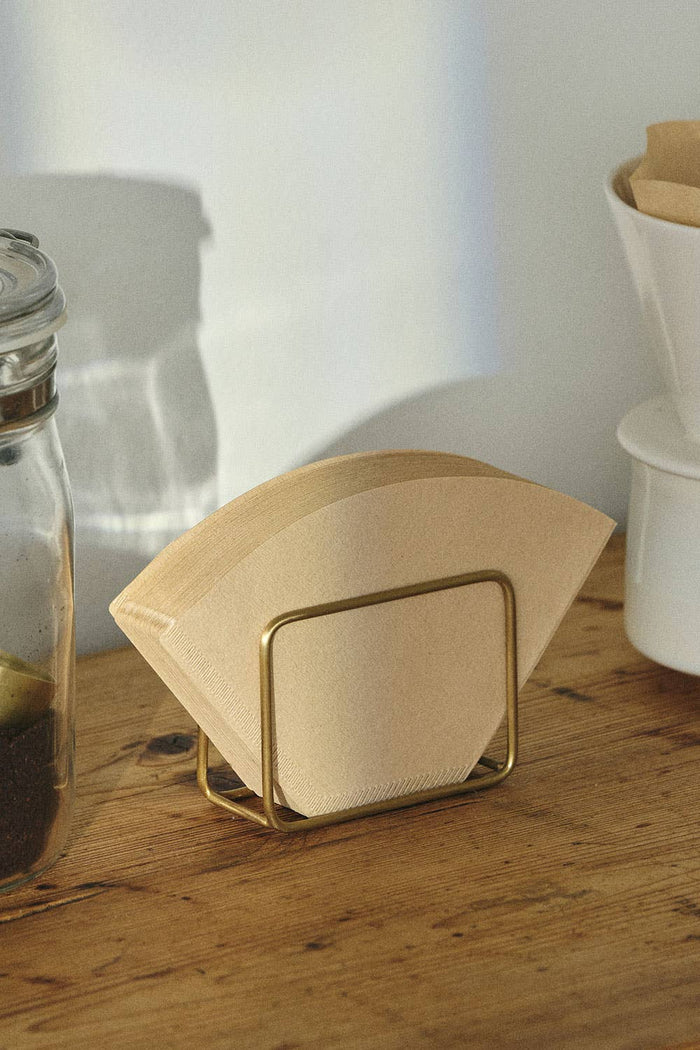 Brass Paper Stand · Desk Organizer by Fog Linen Work