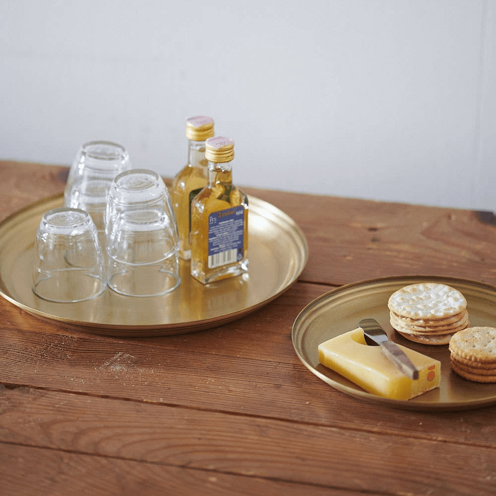 Fog Linen Work · Brass Serving Tray | socius design in Rochester, MN