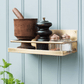 Fog Linen Work · Brass Shelf | socius design in Rochester, MN