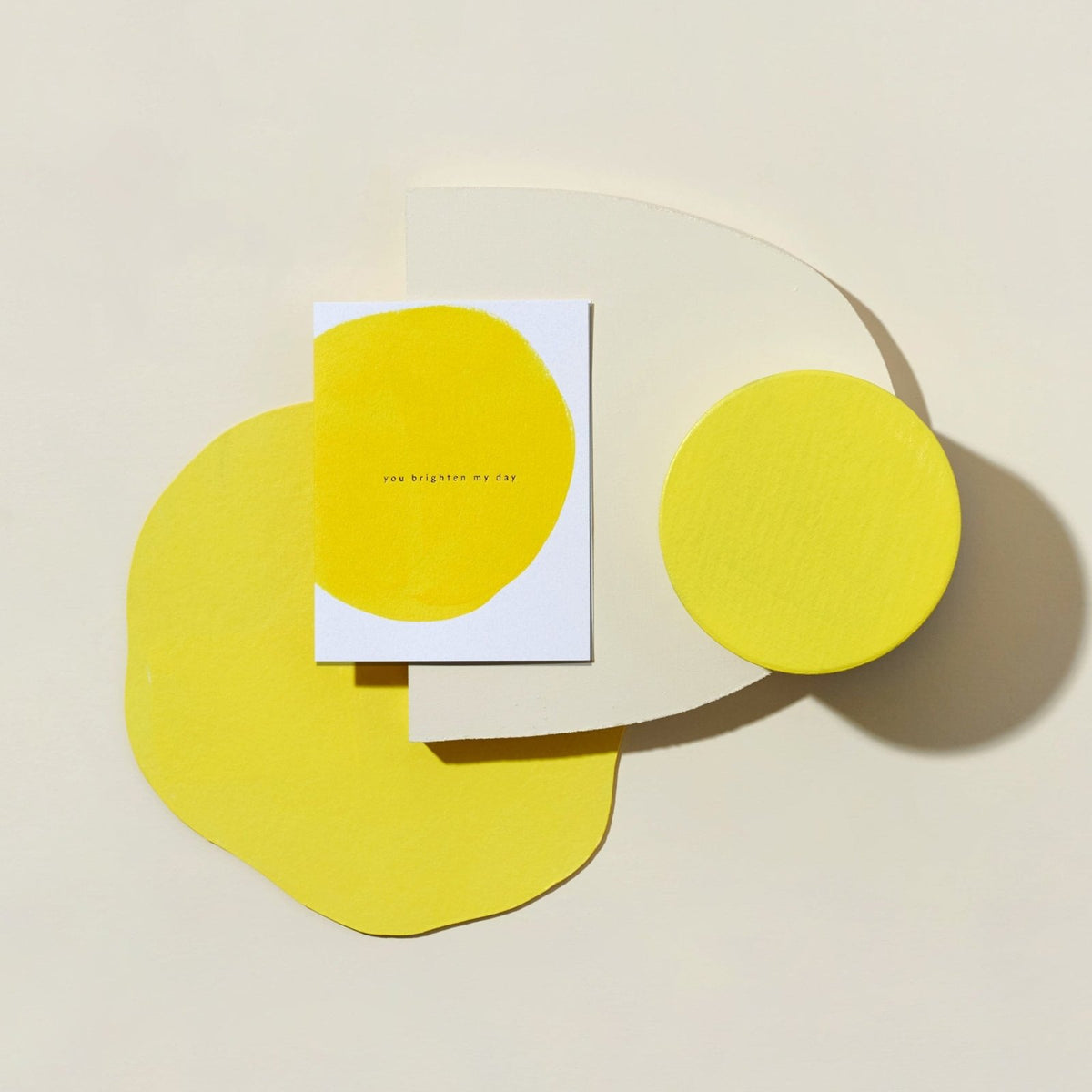 Moglea · Brighten My Day · Hand-Painted Card | socius design in Rochester, MN