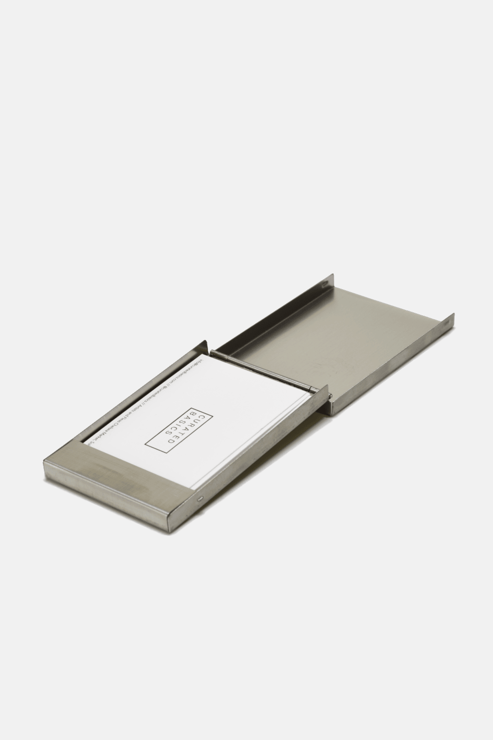 Curated Basics Steel Business Card Case | socius design studio & shop | Rochester, MN