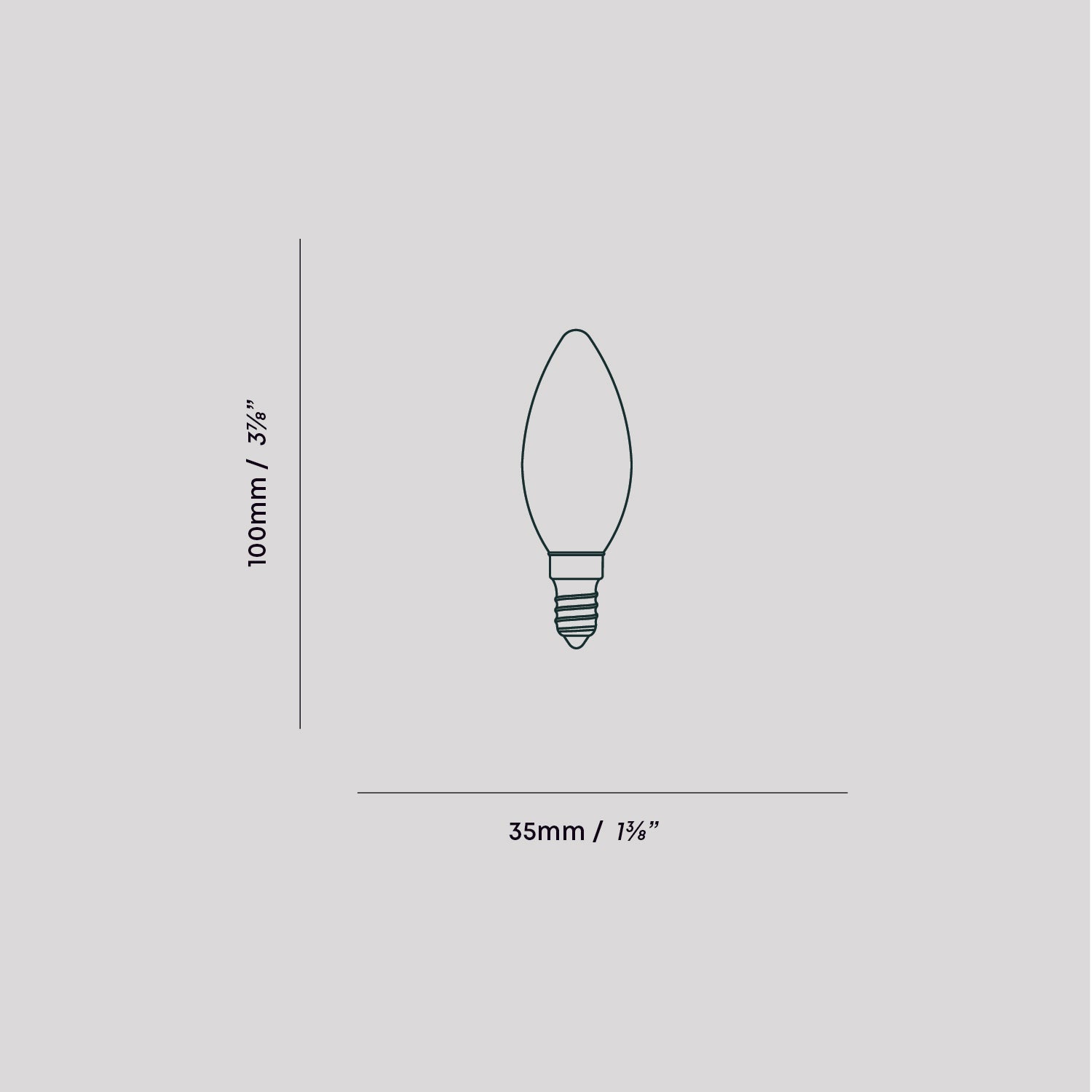 Tala US · Candle E12 Matte White LED Bulb | socius design in Rochester, MN