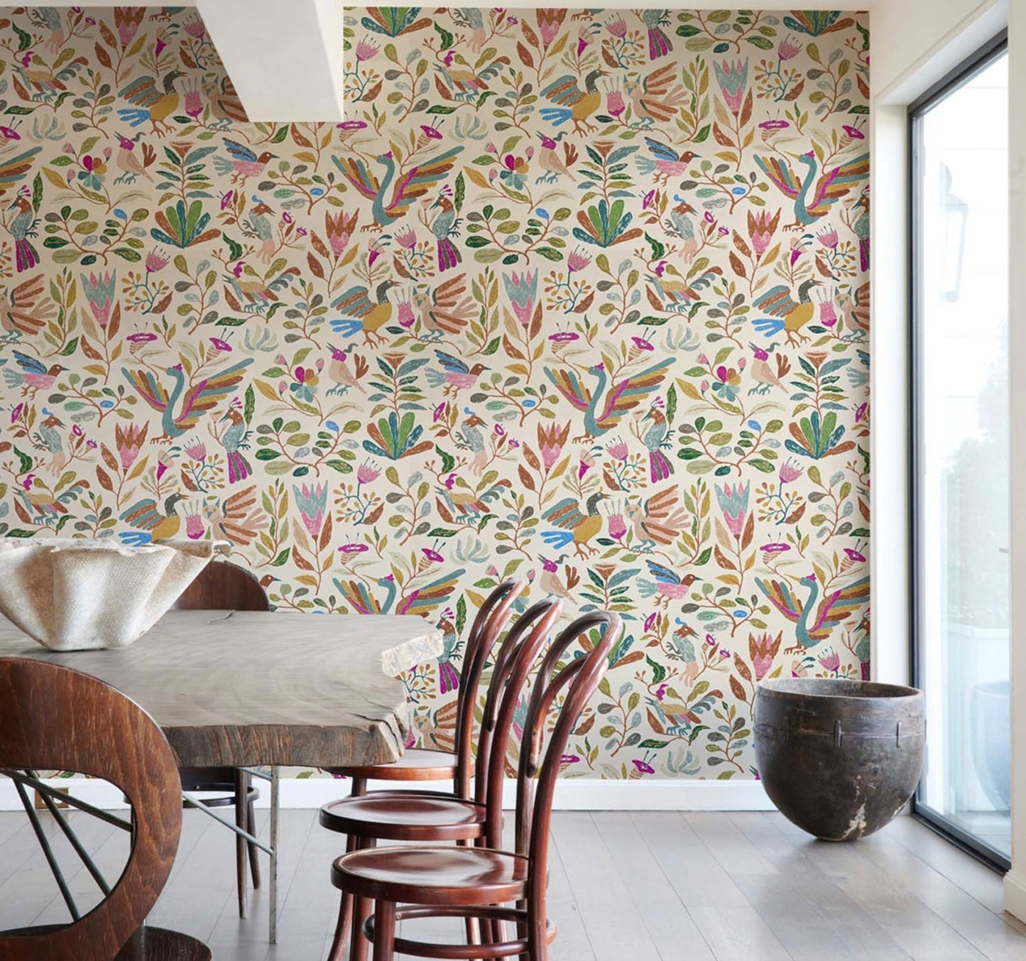 Schumacher · Canopy · Multi Birds Wallpaper | socius design in Rochester, MN