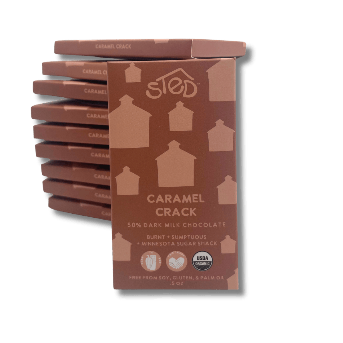 Sted Chocolate · Caramel Crack Mini Bar | socius design in Rochester, MN