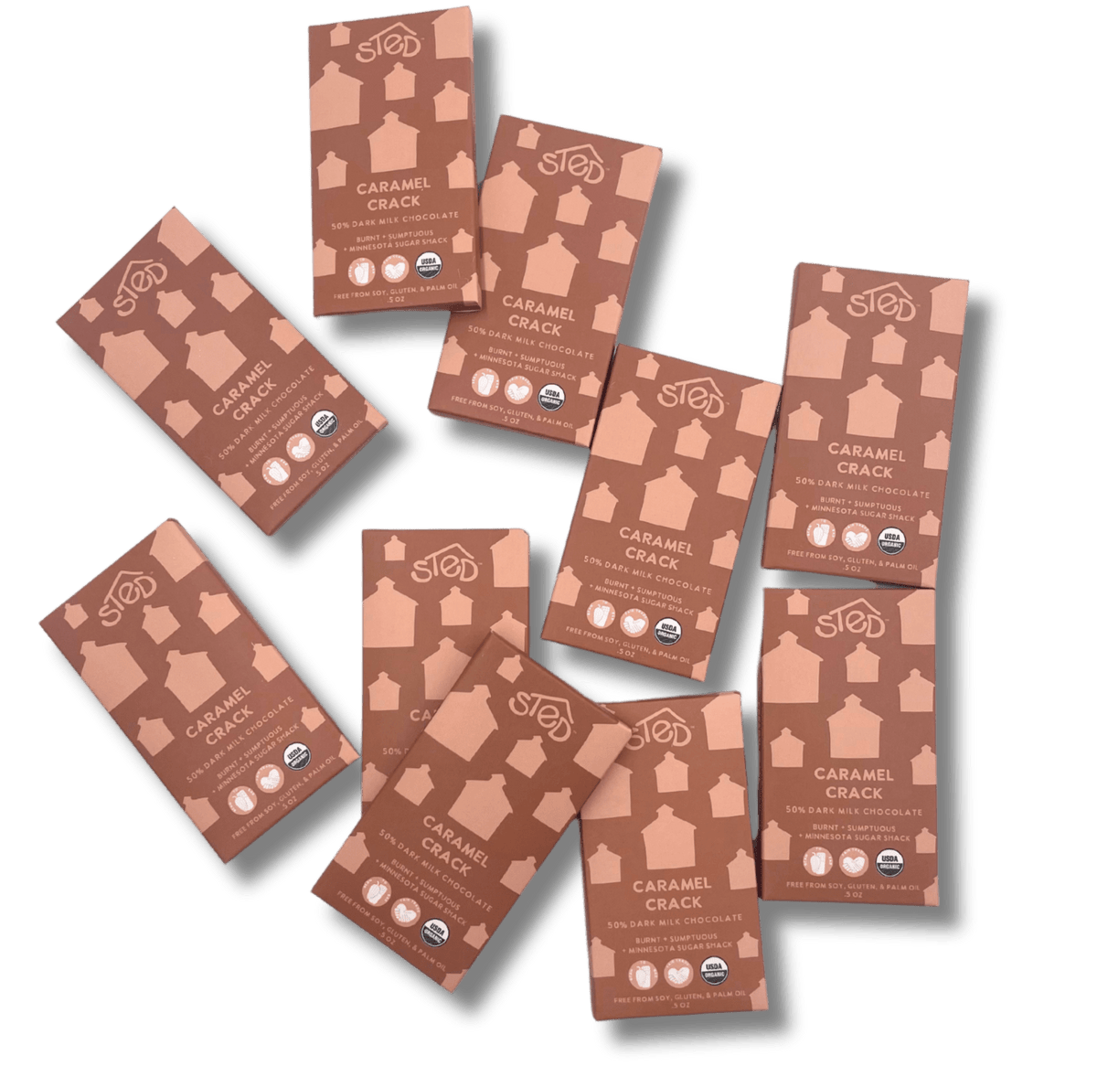 Sted Chocolate · Caramel Crack Mini Bar | socius design in Rochester, MN