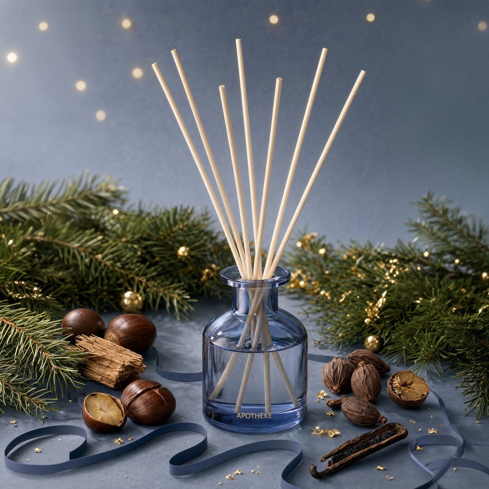 APOTHEKE · Cardamom Chestnut Mini Reed Diffuser | socius design in Rochester, MN