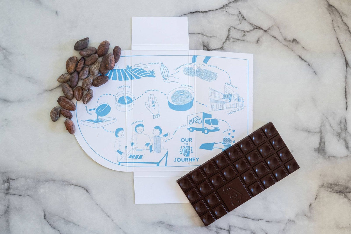 Sted Chocolate · Cardamom Krumkake Cookie Chocolate Bar | socius design in Rochester, MN