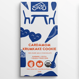 Sted Chocolate · Cardamom Krumkake Cookie Chocolate Bar | socius design in Rochester, MN