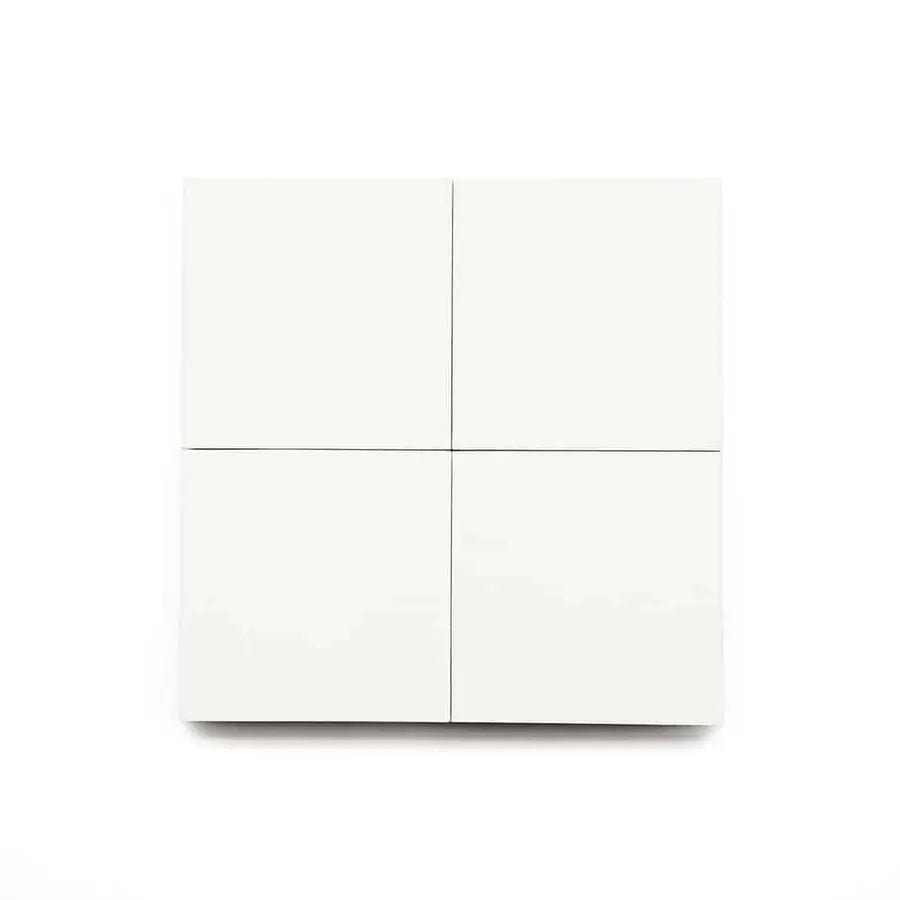 Zia Tile · Cement Tile · White | socius design in Rochester, MN