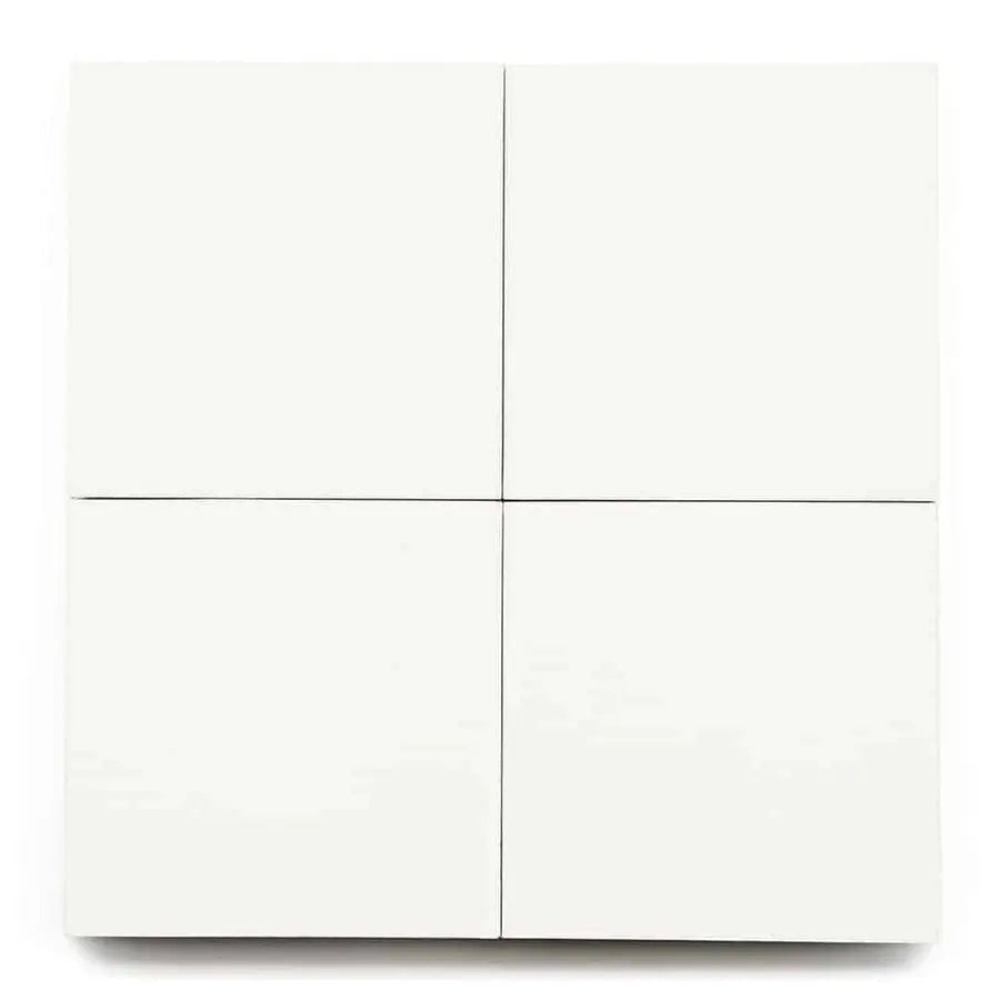 Zia Tile · Cement Tile · White | socius design in Rochester, MN