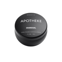 Apotheke · Charcoal Mini Tin Candle | socius design in Rochester, MN