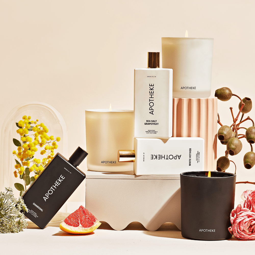 APOTHEKE · Charcoal Room Spray and Classic Candle Bundle | socius design in Rochester, MN