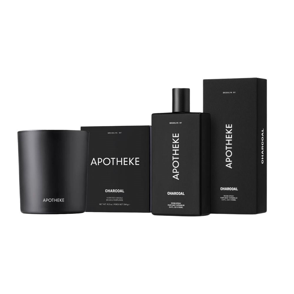 APOTHEKE · Charcoal Room Spray and Classic Candle Bundle | socius design in Rochester, MN