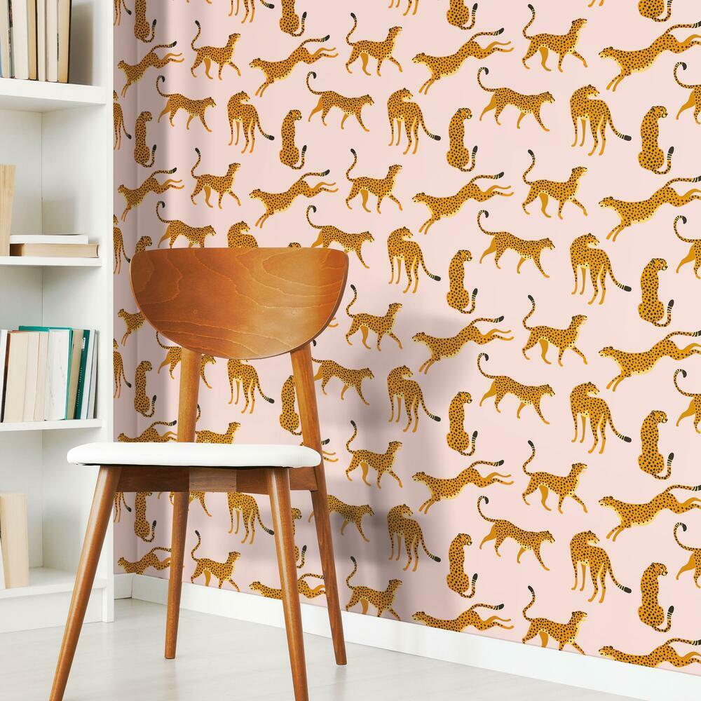 York · Cheetah Cheetah Peel & Stick Wallpaper | socius design in Rochester, MN