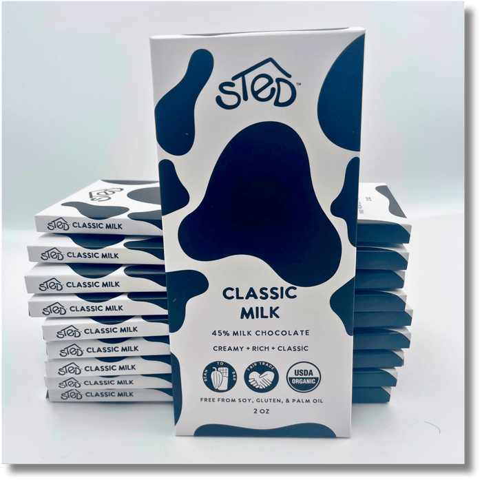 Sted Chocolate · Classic Milk Chocolate Bar | socius design in Rochester, MN