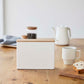 Yamazaki Home · Coffee Filter Case - Size 04 - Steel + Wood | socius design in Rochester, MN