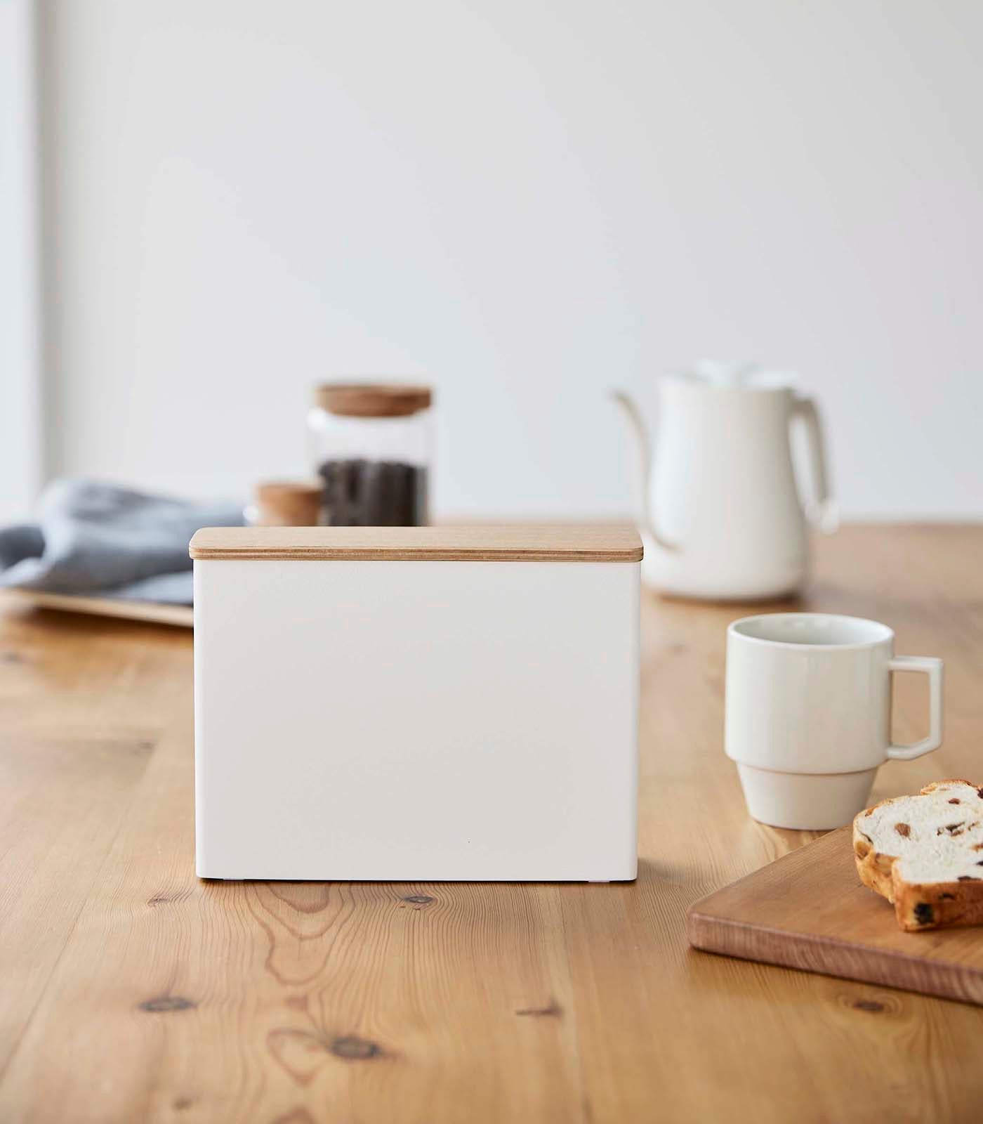Yamazaki Home · Coffee Filter Case - Size 04 - Steel + Wood | socius design in Rochester, MN