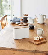Yamazaki Home · Coffee Filter Case - Size 04 - Steel + Wood | socius design in Rochester, MN