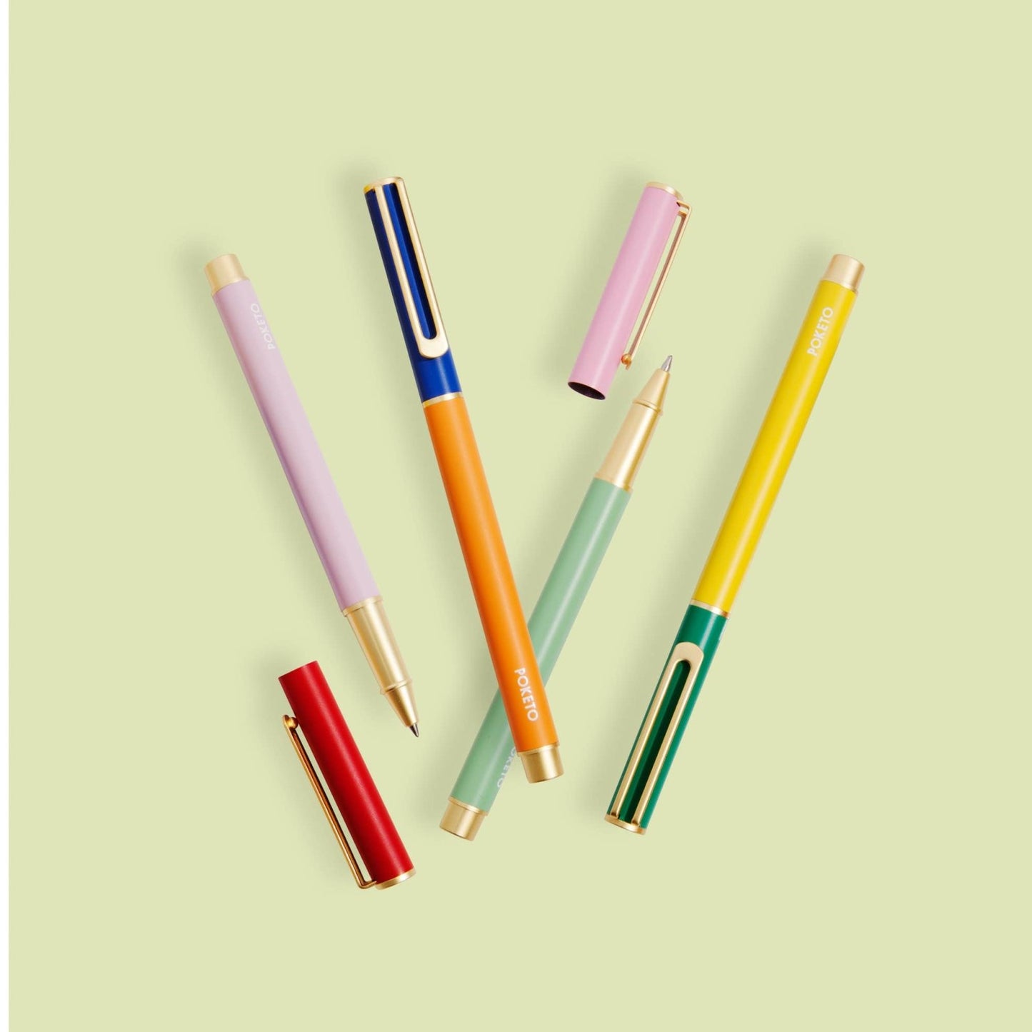 Poketo · Colorblock Cap Pen: Set of 4 | socius design in Rochester, MN