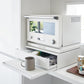 Countertop Drawer with Pull-Out Shelf - Steel