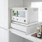 Countertop Drawer with Pull-Out Shelf - Steel