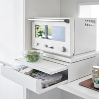 Countertop Drawer with Pull-Out Shelf - Steel